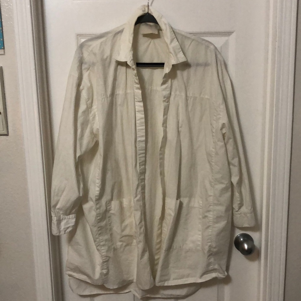 ASOS white oversized shirt